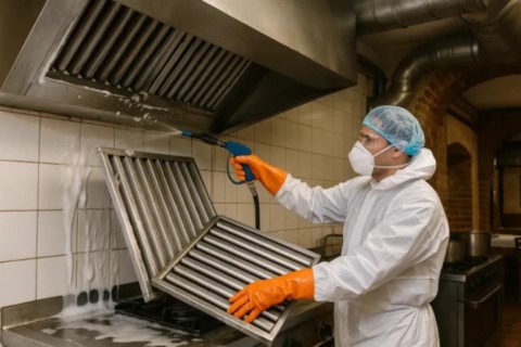 Limpeza e higienização técnica de hottes Higienização técnica de hottes e sistemas de exaustão